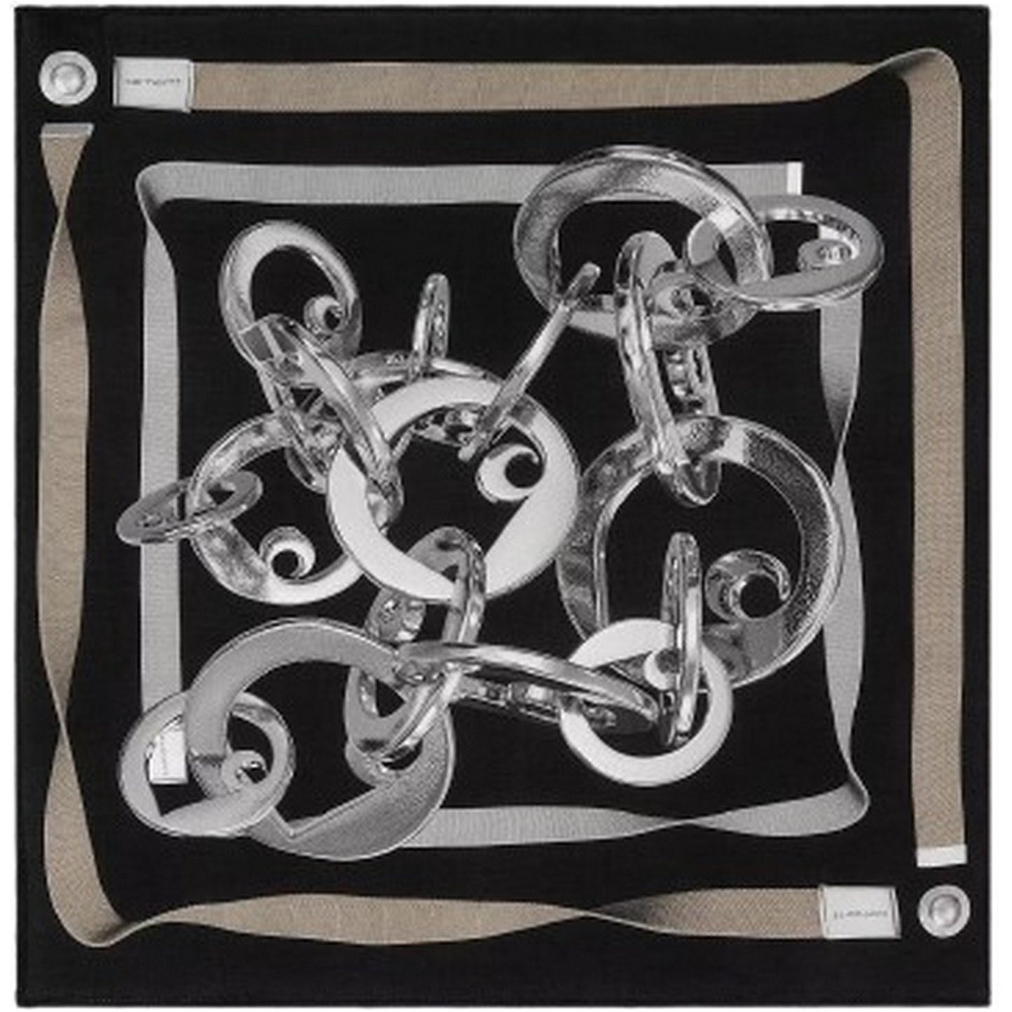 Fazzoletti da collo Unisex Carhartt Wip - Charms Belt Bandana - Nero