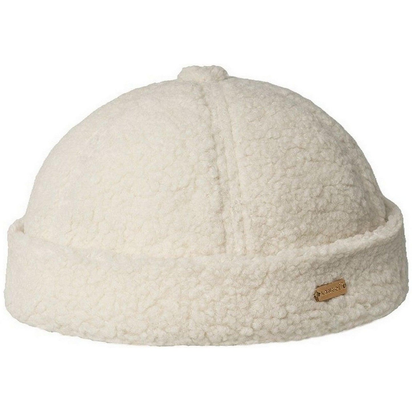 Kangol Unisex-Strickmütze – Plüsch-Uhrenmütze – Weiß