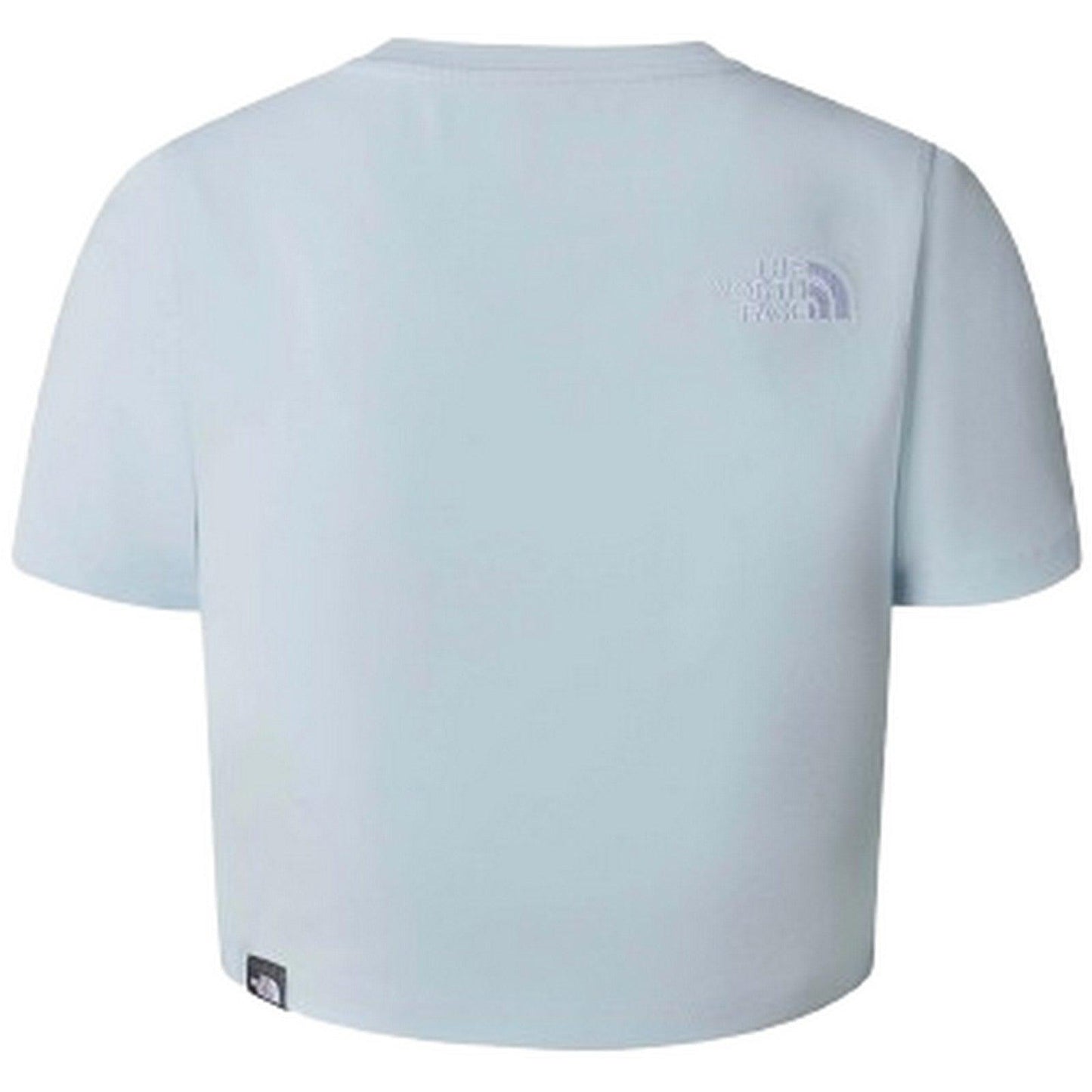 T-shirt Donna The North Face - W S/S Essential Cropped Slim Tee - Celeste