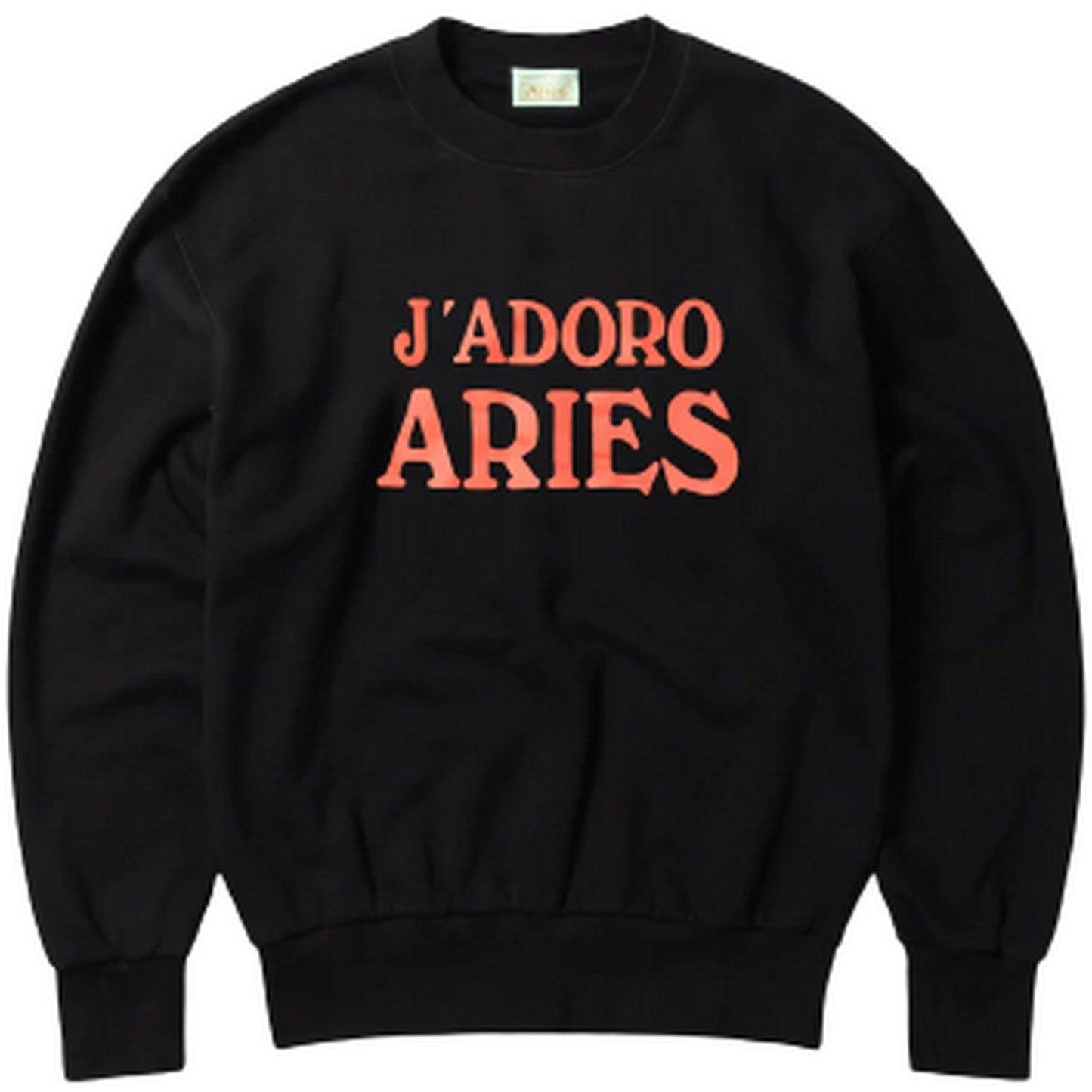 Felpe senza cappuccio Uomo Aries - J'adoro Aries Sweat - Nero