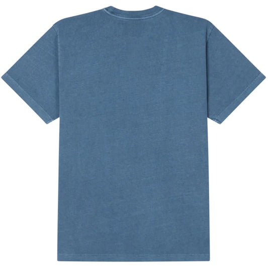 T-shirt Unisex Obey - Lowercase Pigment Tee Ss - Blu