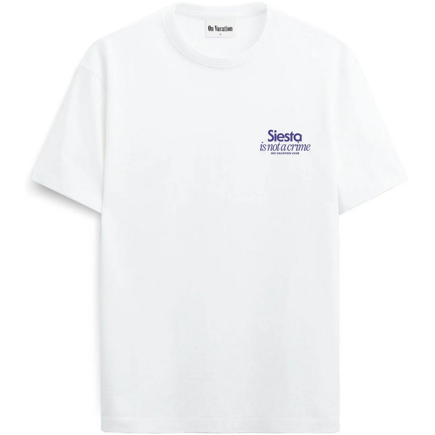 T-shirt Uomo ON VACATION - Siesta T-Shirt - Bianco