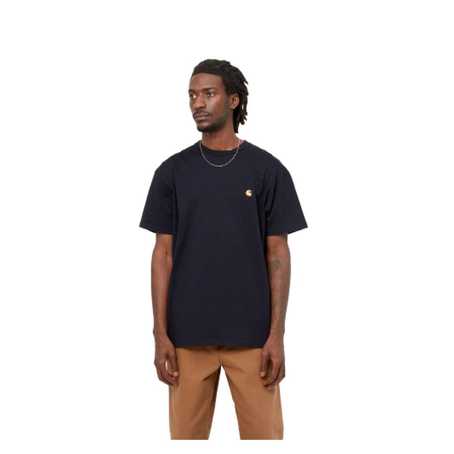 T-shirt Uomo Carhartt Wip - S/S Chase T-Shirt - Blu
