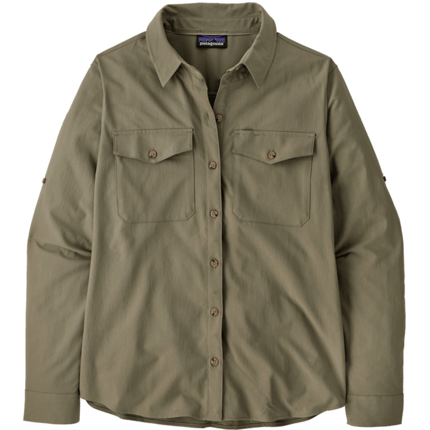 Camicie Donna Patagonia - W's L/S Self Guided Sun Shirt - Verde