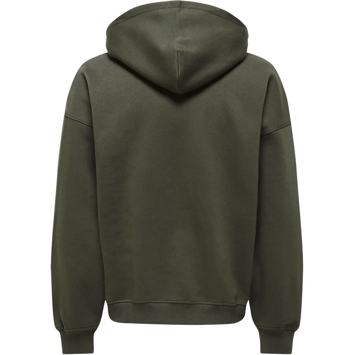 Felpe con cappuccio Uomo Only & Sons - Onsceres Ovz Zip Hoodie Sweat Noos - Verde