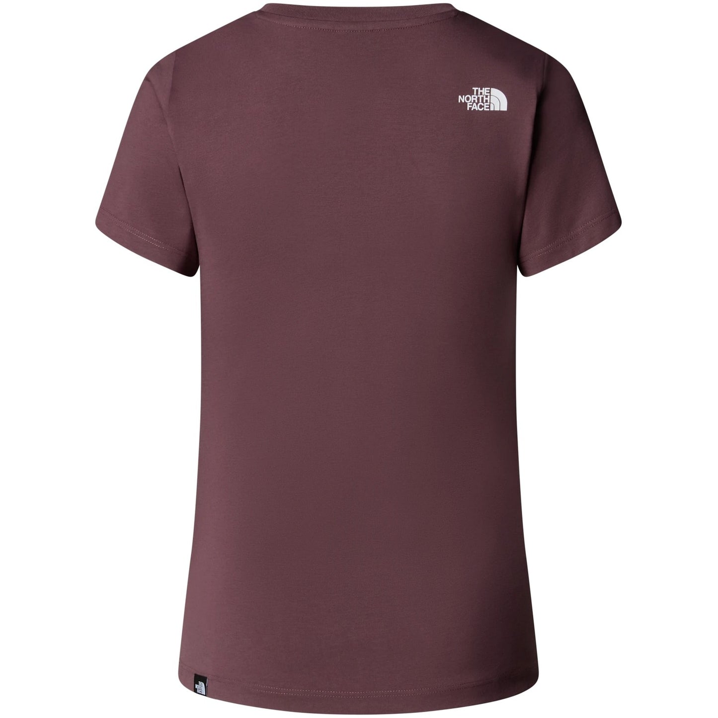 The North Face Women's T-shirt - W S/S Simple Dome Slim Tee - Bordeaux
