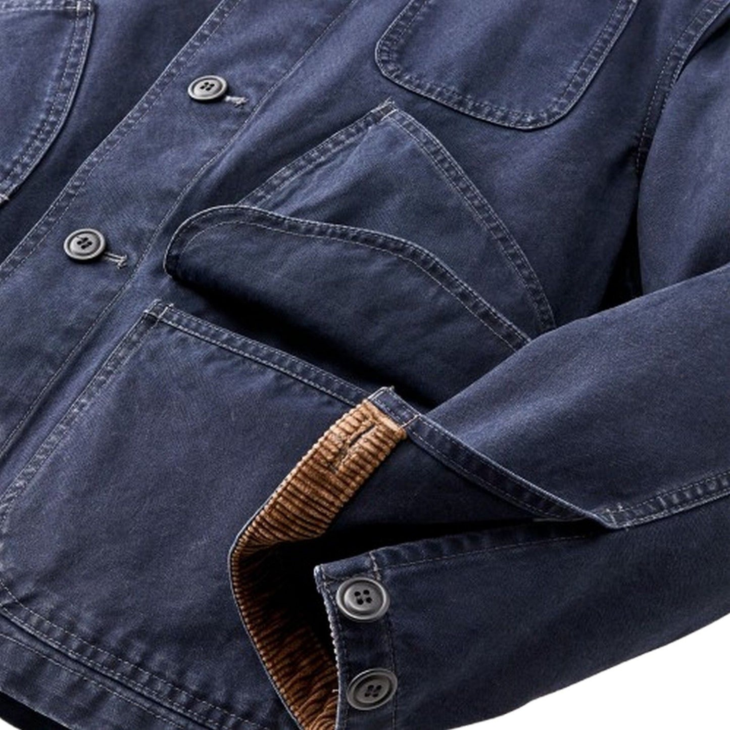 Giacche Uomo Filson - Canvas Outfitter Jacket - Blu
