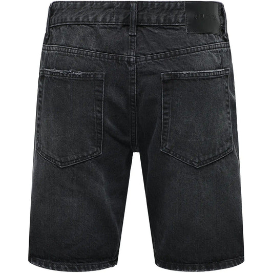 Pantaloncini Uomo Only & Sons - Onsedge Black 2047 Tai Dnm Shorts Noos - Nero