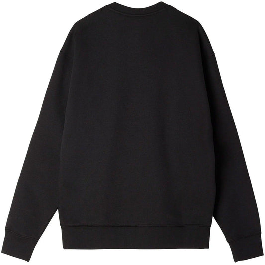 Obey Herren-Kapuzenpullover – Established Works Bold Crew Fleece – Schwarz