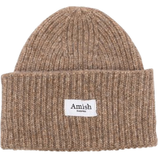 Unisex Amish Strickmützen – Unisex Beanie – Braun
