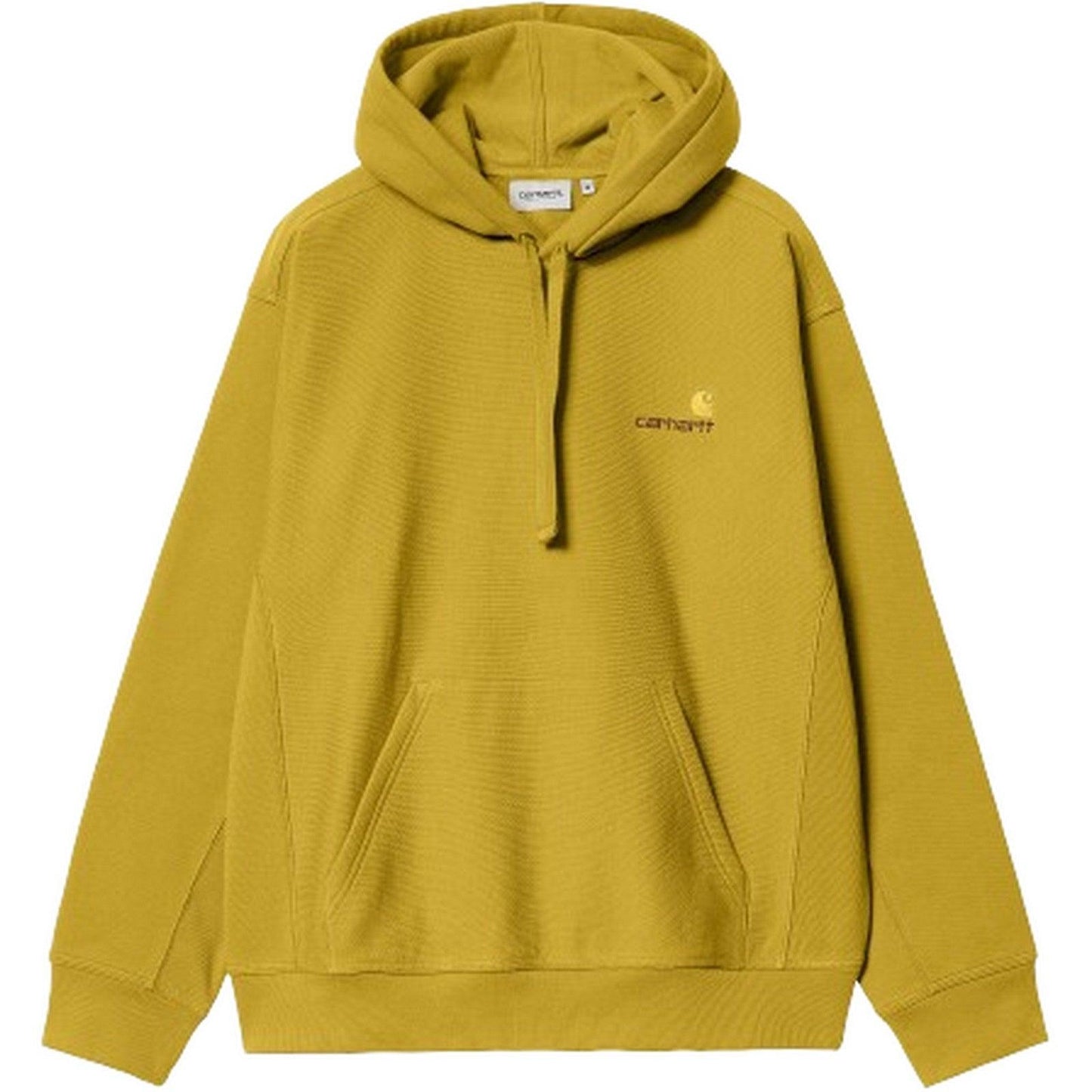 Felpe con cappuccio Uomo Carhartt Wip - Hooded American Script Sweat - Verde
