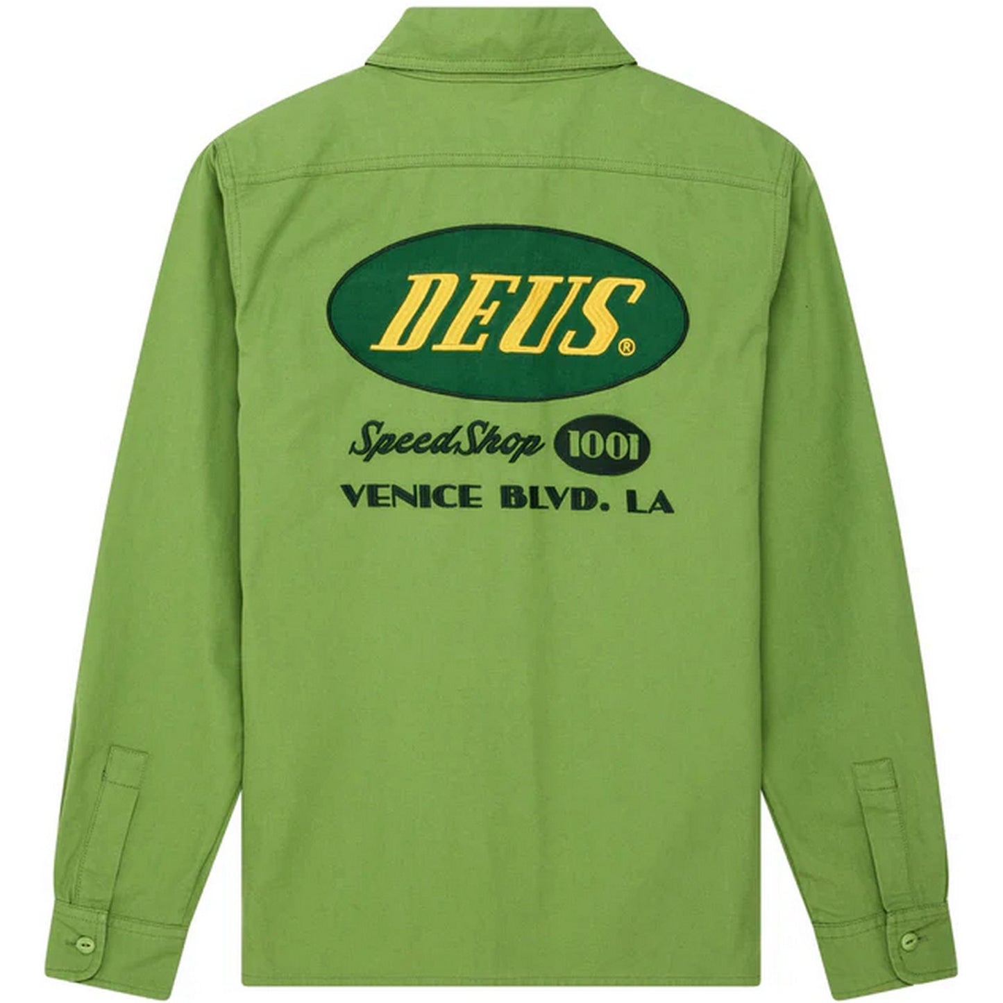 Camicie casual Uomo Deus Ex Machina - Tin Lizzie Shirt - Verde