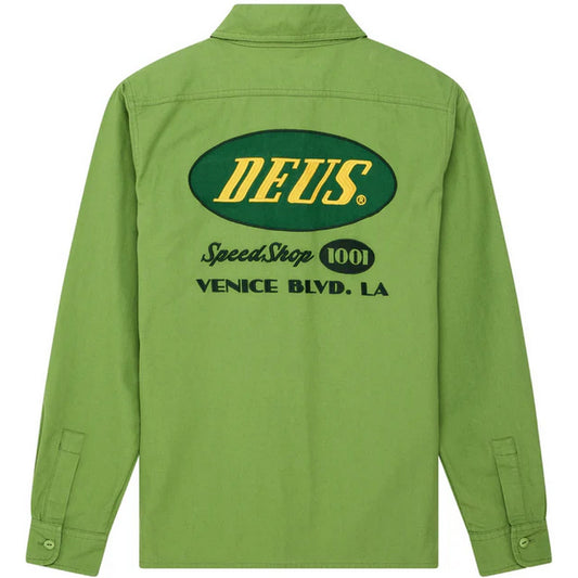 Męskie koszule codzienne Deus Ex Machina – Koszula Tin Lizzie – Zielony