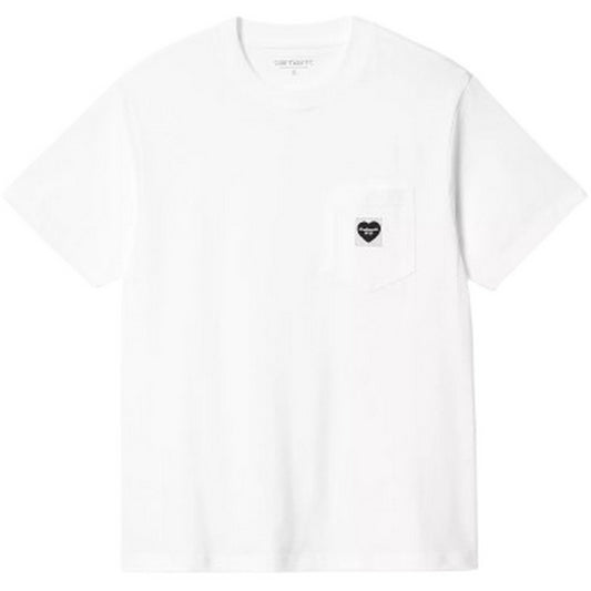T-shirt Donna Carhartt Wip - W' S/S Pocket Heart T-Shirt - Bianco
