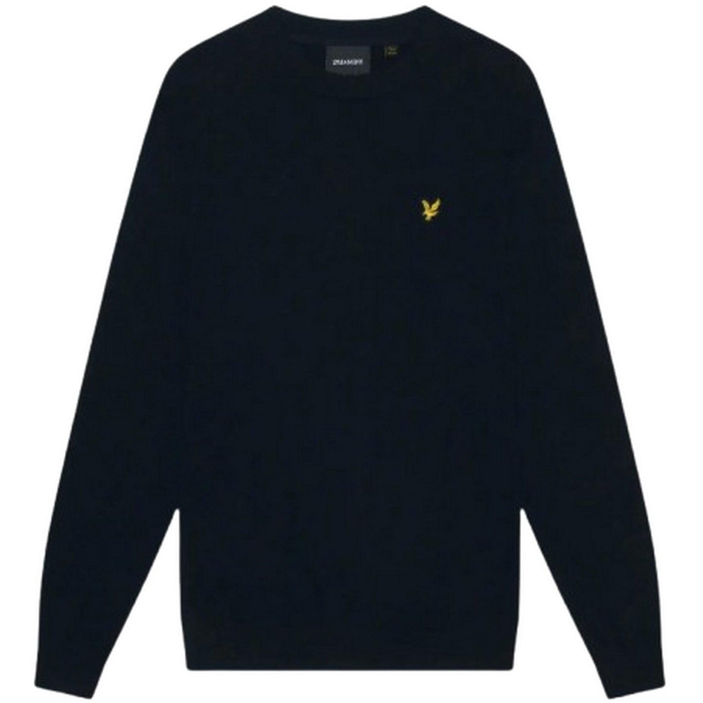 Lyle & Scott Herren-Kapuzenpullover – Baumwoll-Merino-Pullover mit Rundhalsausschnitt – Blau