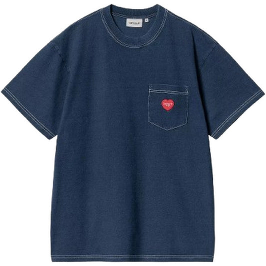 T-shirt Uomo Carhartt Wip - S/S Ingo Pocket T-Shirt - Blu