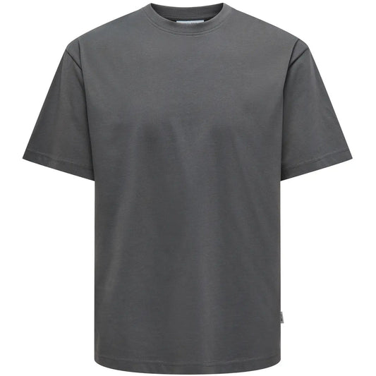 T-shirt pour hommes Only & Sons - Onsfred Rlx Ss Tee Noos - Gris