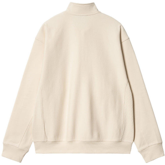 Carhartt Wip Herren-Kapuzenpullover – American Script Jacket Baumwolle/Polyester-Sweat – Weiß