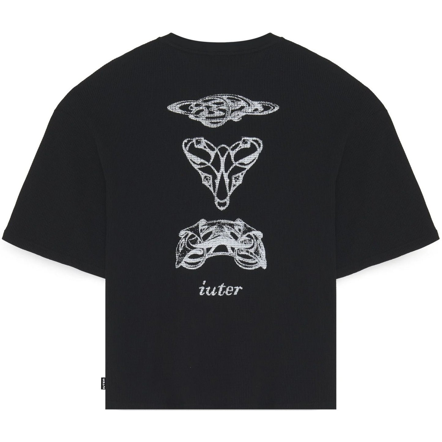 T-shirt Uomo Iuter - Bijoux Waffle Tee - Nero