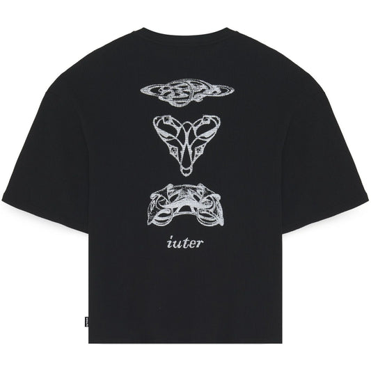 T-shirt Uomo Iuter - Bijoux Waffle Tee - Nero