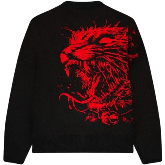 Felpe senza cappuccio Uomo Dolly Noire - Satanicat Boxy Sweater - Nero