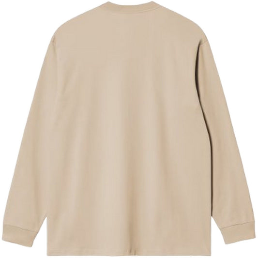 Carhartt Wip Langarmshirts für Herren – L/S Chase T-Shirt – Weiß