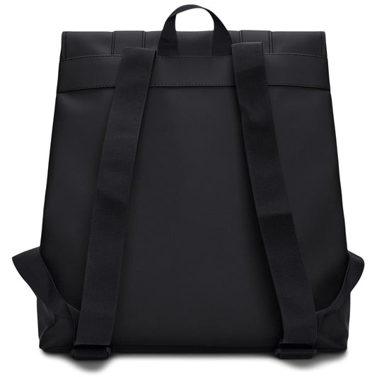 Rains Unisex Casual Backpacks - Msn Bag W3 - Black