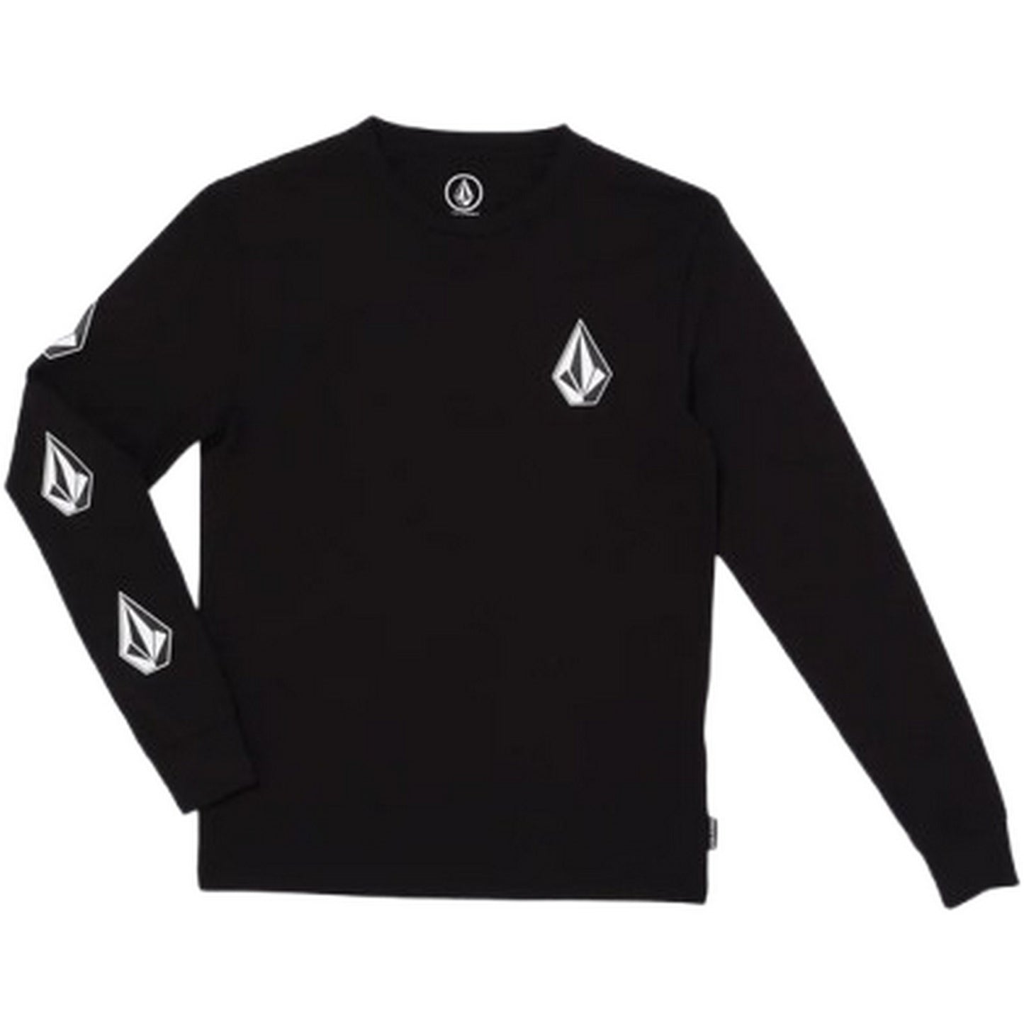 Volcom Kinder-Langarmshirts – Iconic Stone Lst – Schwarz