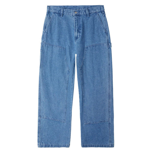 Pantalon Obey pour hommes - Pantalon de charpentier Bigwig Denim - Bleu clair