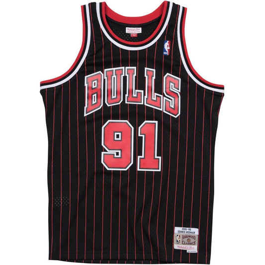 Camisetas sin mangas para hombre Mitchell & Ness - Jersey Swingman - Negro