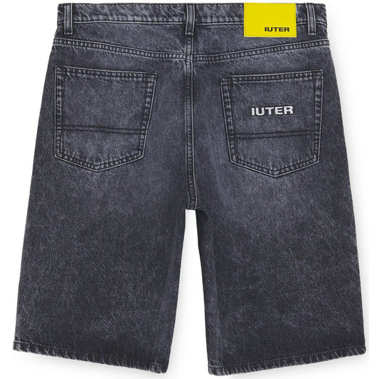 Pantaloncini Uomo Iuter - Loose Denim Shorts - Nero