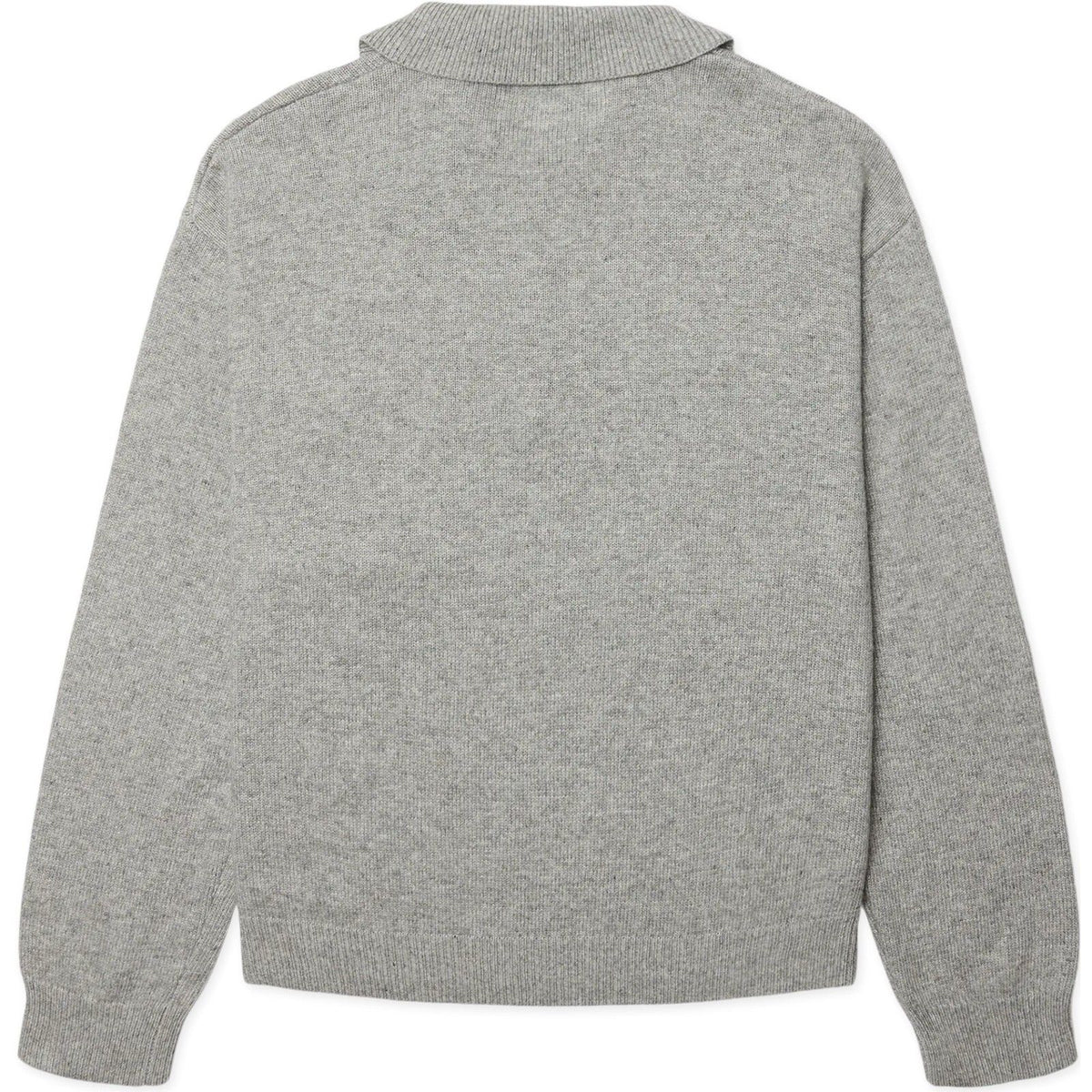 Polo a manica lunga Uomo Woodbird - WBKang 1/2 Zip Polo - Grigio