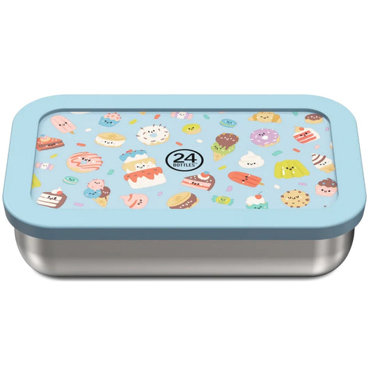 Unisex-Kinder-Lunchbox 24 Flaschen – Sweet Friends Snackbox – Mehrfarbig