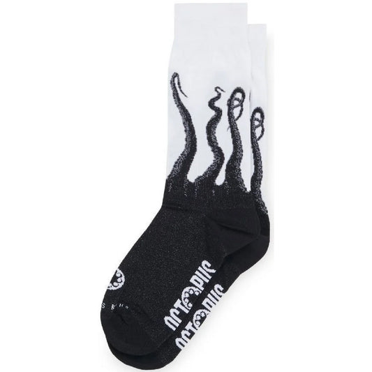 Calcetines de hombre Octopus - Calcetines Octopus Outline - Blanco