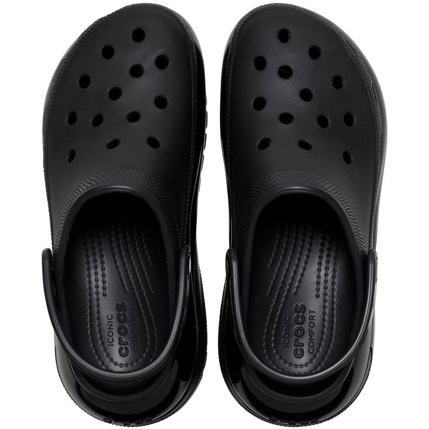 Zoccoli e sabot Unisex Crocs - Classic Mega Crush Clog W - Nero