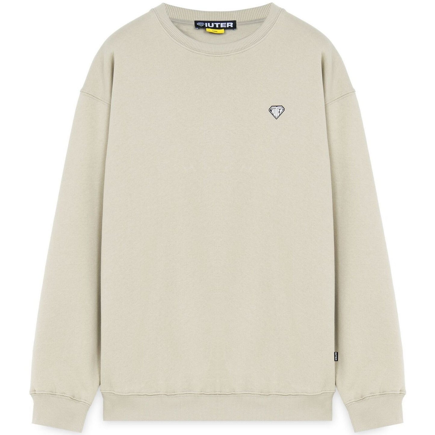 Felpe senza cappuccio Uomo Iuter - Heart Logo Crewneck - Azzurro