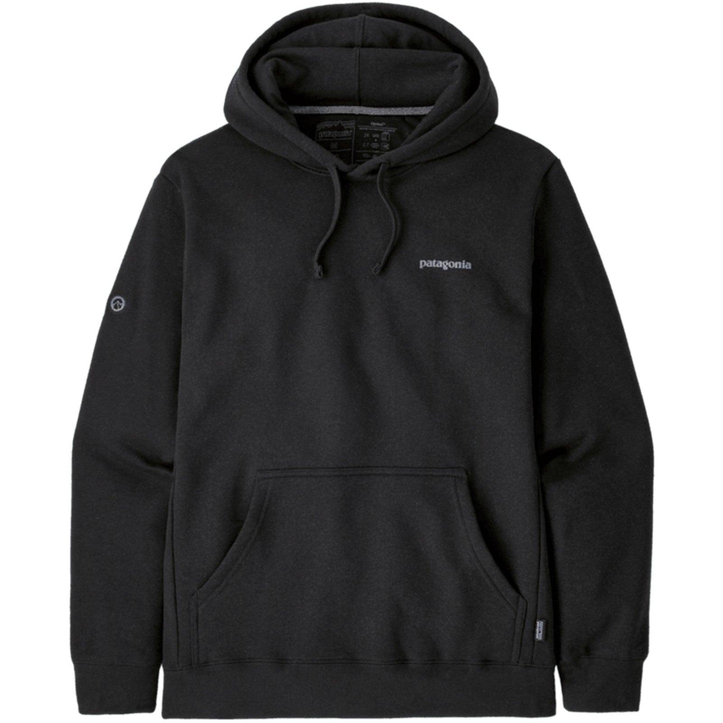 Patagonia Herren-Kapuzenpullover – Fitz Roy Icon Uprisal Hoody – Schwarz