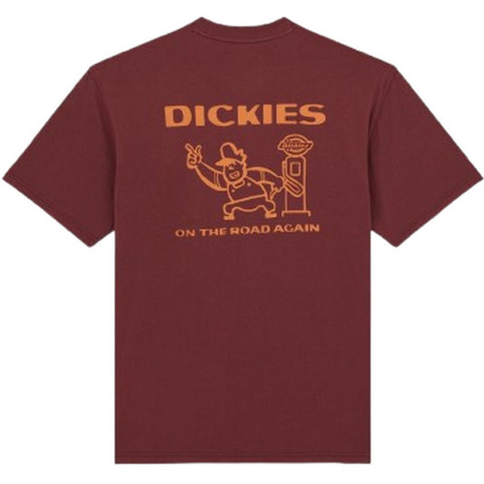 T-shirt męski Dickies – Burns Tee Ss – Bordeaux