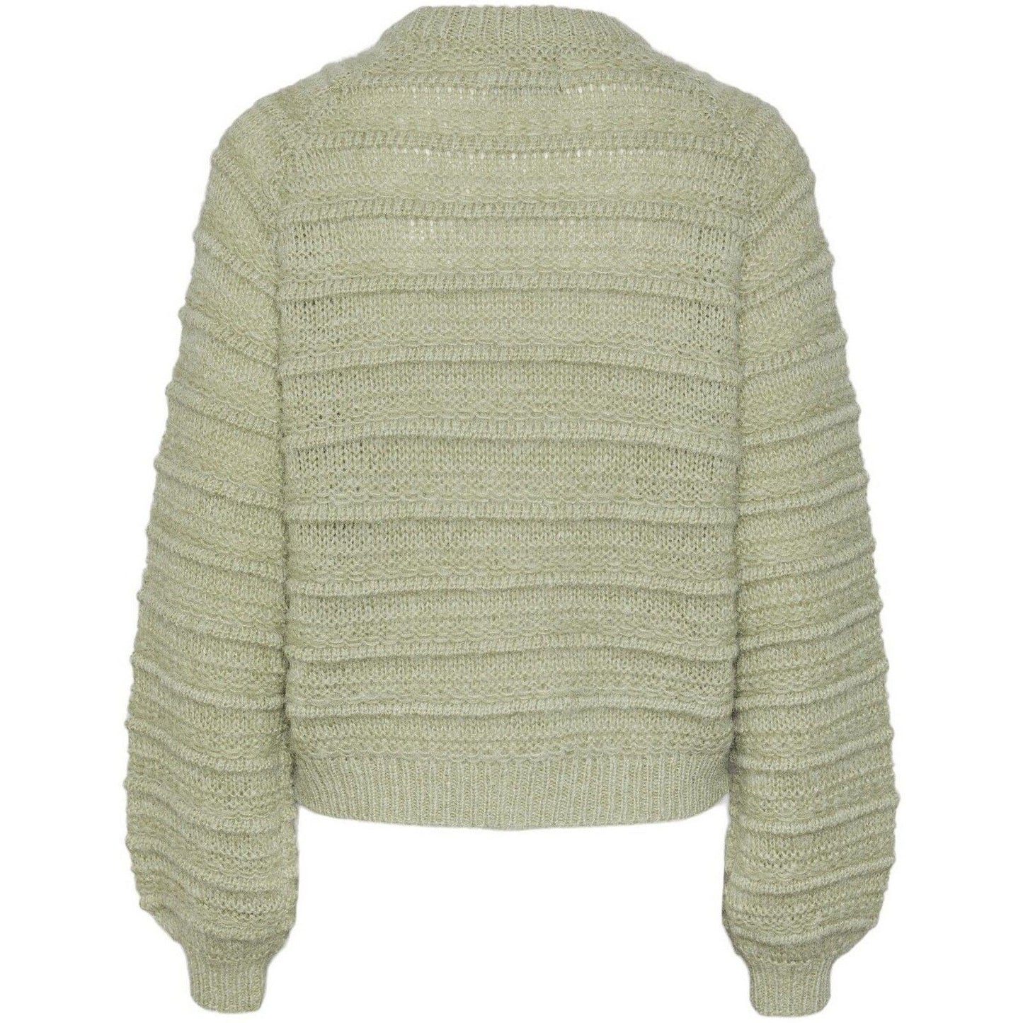 Maglie Donna Pieces - Pcjayda Ls O-Neck Knit - Verde