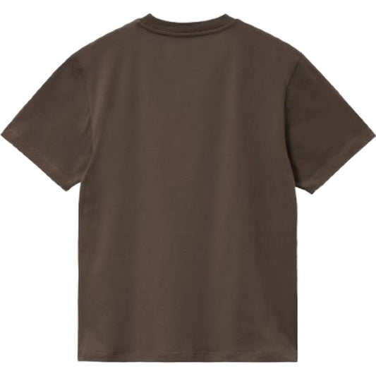 Carhartt Wip T-shirt Femme - W' S/S Script Broderie T-S - Marron