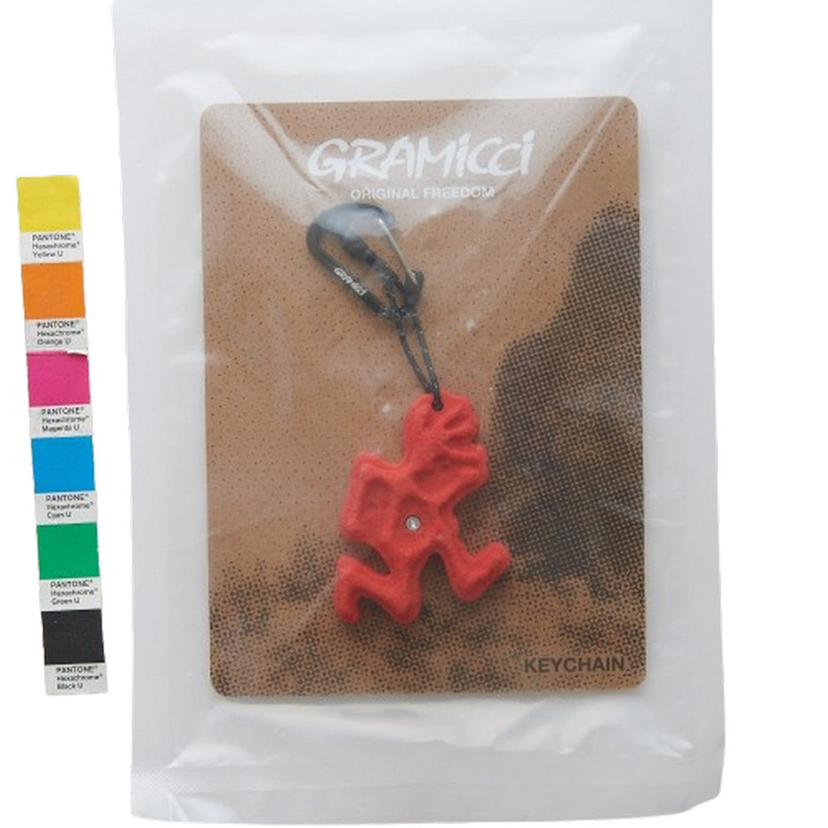 Uomo Uomo Gramicci - Running Man Climbing Key Chain - Rosso