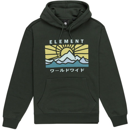 Sudaderas con capucha para hombre Element - Kyoto - Verde