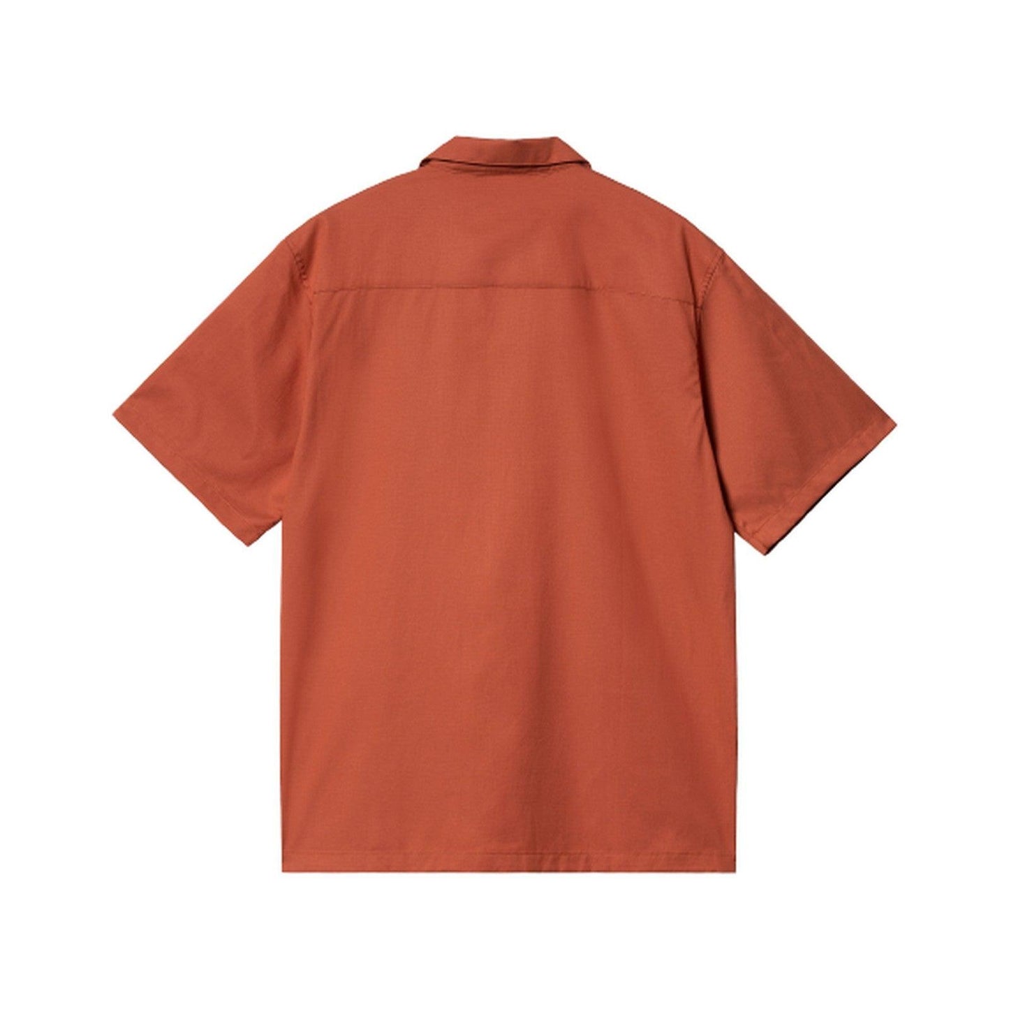 Camicie casual Uomo Carhartt Wip - S/S Delray Shirt - Arancione