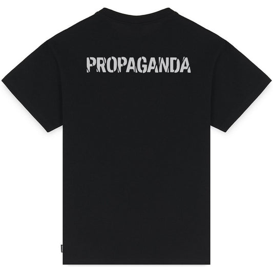 T-shirt męski Propaganda – T-shirt z logo S/M Vhs – czarny