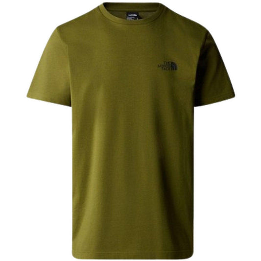 The North Face Herren-T-Shirt – M S/S Simple Dome Tee – Grün