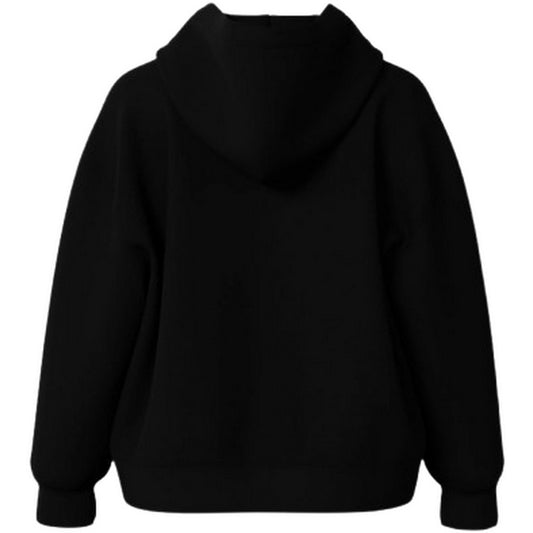 Sudaderas con capucha New Balance para mujer - Sudadera con capucha New Balance French Terry con cremallera completa - Negro