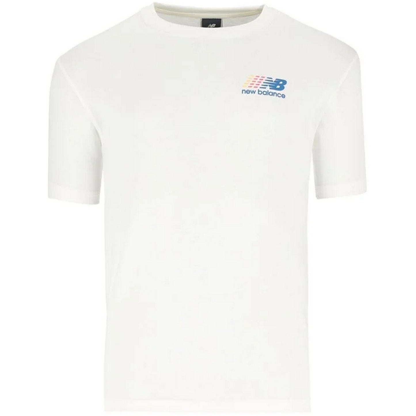 Unisex New Balance T-Shirt – Athletics Multi Color Logo T-Shirt – Blau