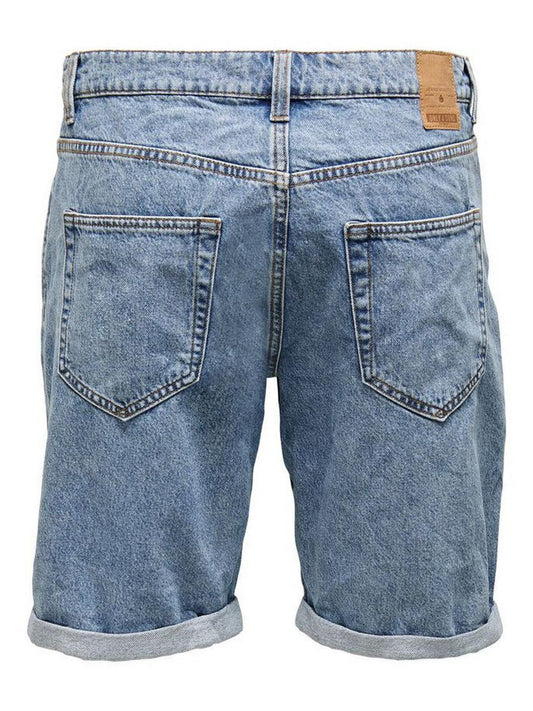 Only & Sons Herren-Shorts – Onsavi Life Loose Shorts Pk9104 – Blau