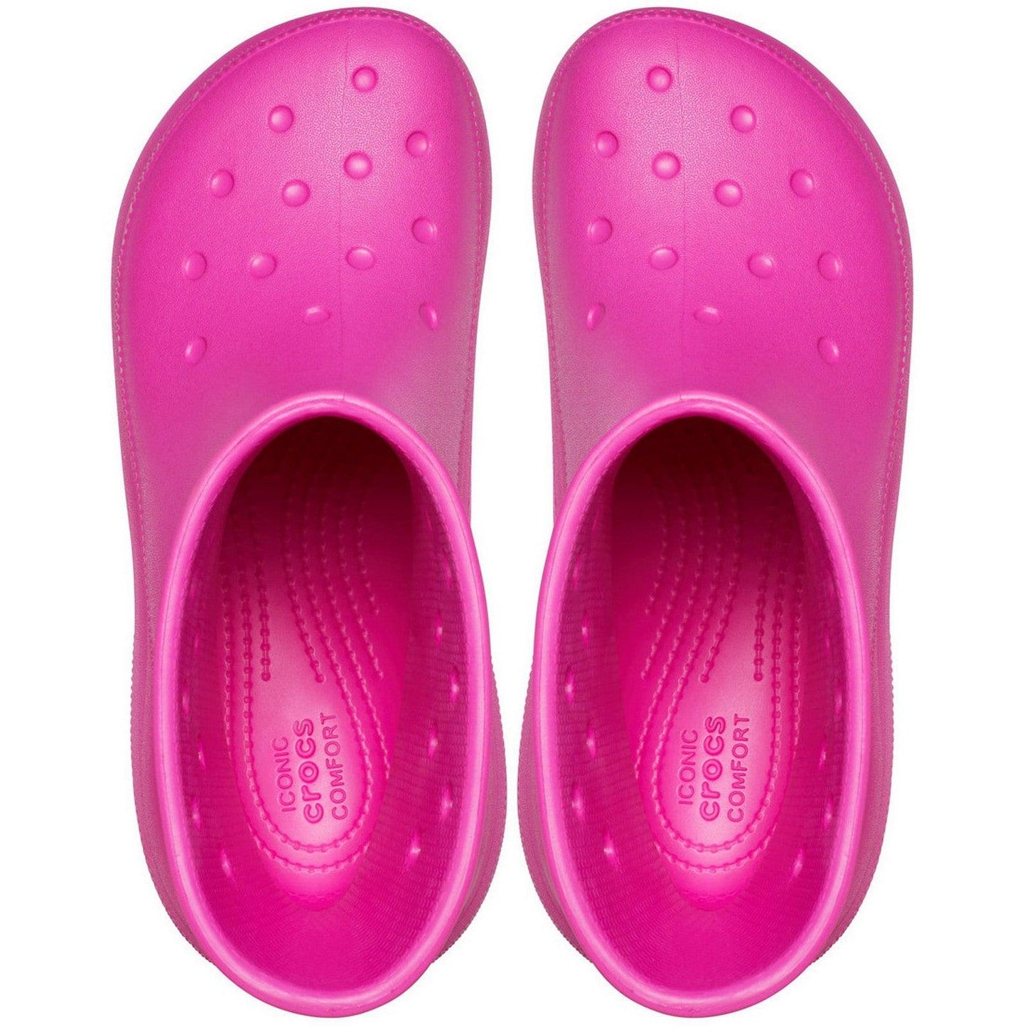 Stivali Donna Crocs - Classic Crush Rain Boot - Fucsia