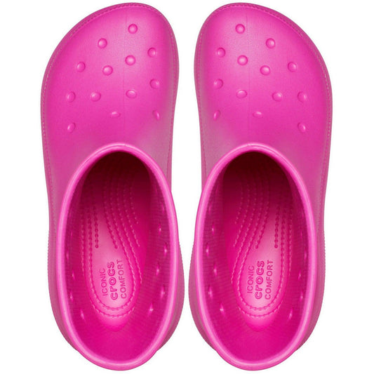 Stivali Donna Crocs - Classic Crush Rain Boot - Fucsia